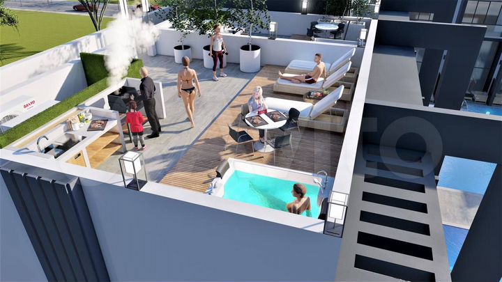 Квартира-студия, 89 м² (Кипр)