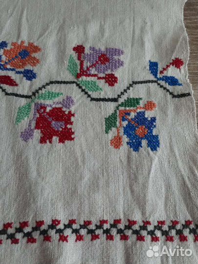Рушник старинный лен