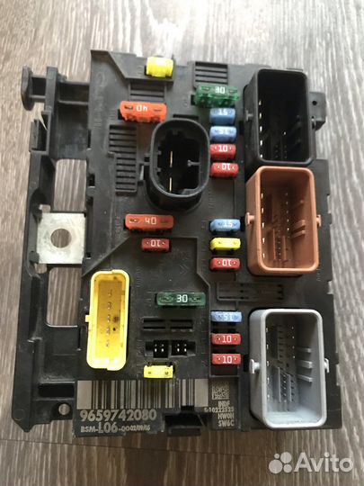 Блок BSM ситроен пежо