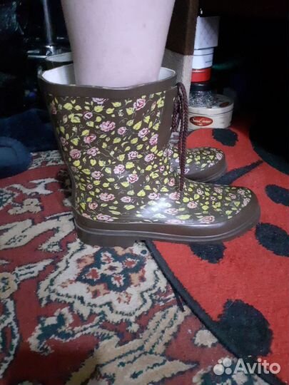 Сапоги резиновые женские 41