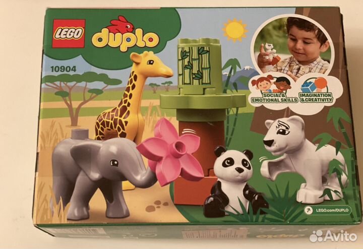 Новый Lego детишки животных