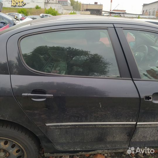 Дверь правая задняя пежо 407