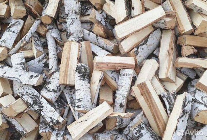 Дрова березовые. Колотые