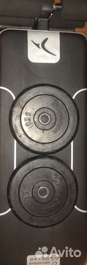 Набор разборных гантелей, Гриф,блины Barbell