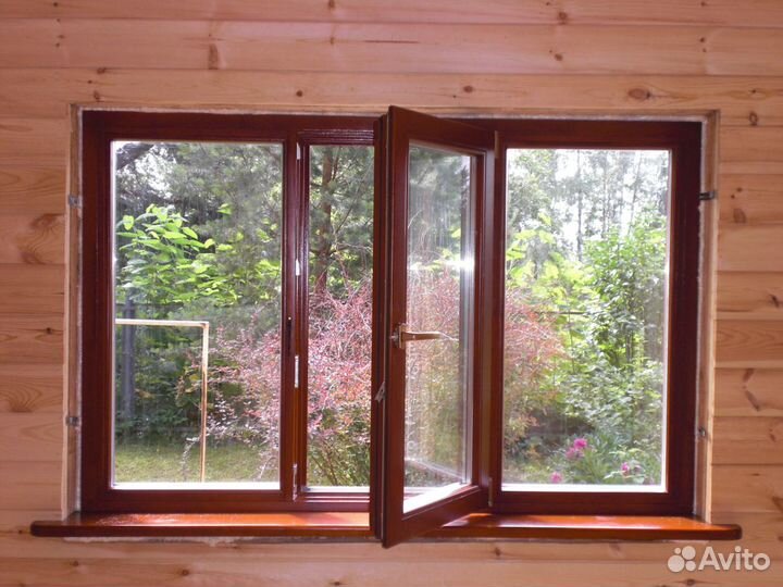 Евроокна деревянные 1010*1285 Магазин окон