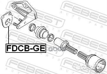 Подшипник опорный привода fdcbge Febest