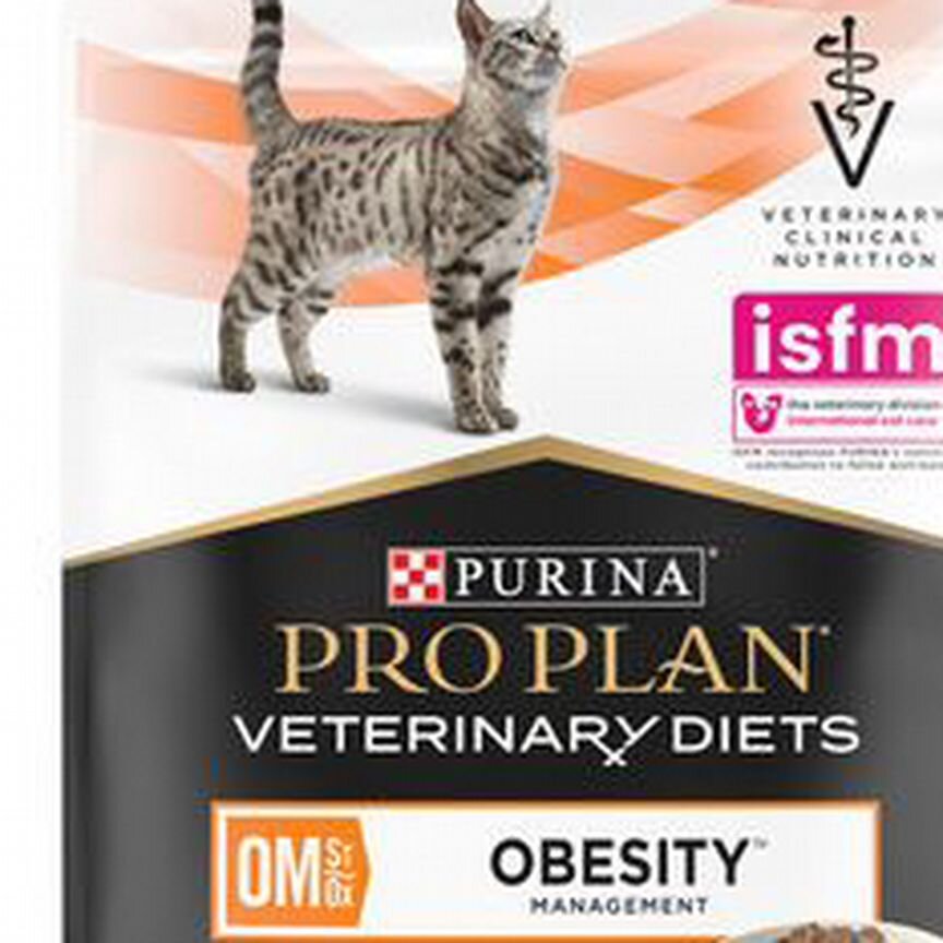 Корм для кошек purina PRO plan veterinary diets OM