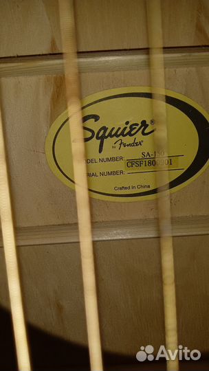 Акустическая гитара fender