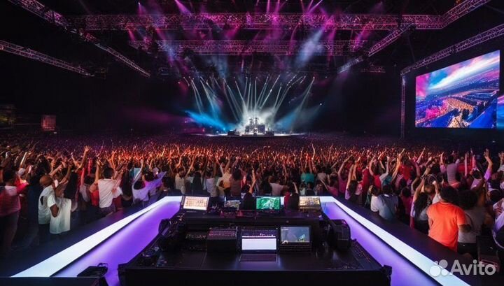 Светодиодный экран для сцены