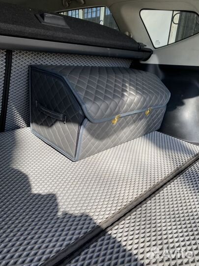 Саквояж серый 60см