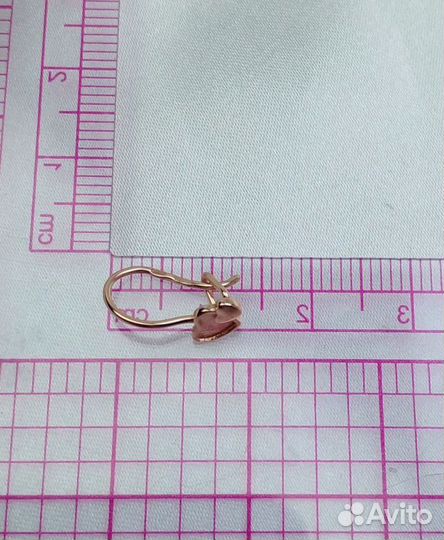 Золотые серьги детские