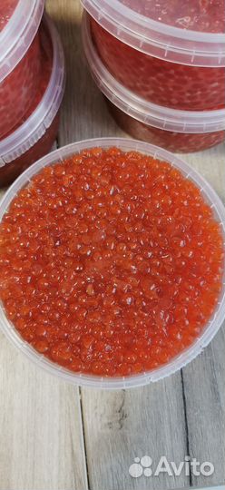 Красная икра кеты
