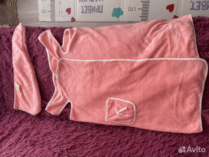 Халат махровый женский