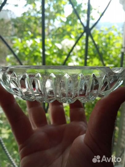 Пепельница СССР стекло