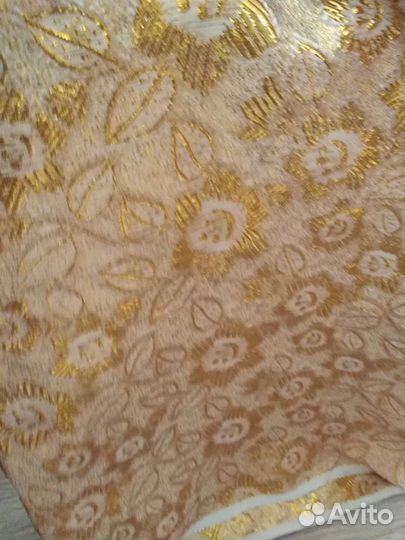 Парча СССР отрез ткани