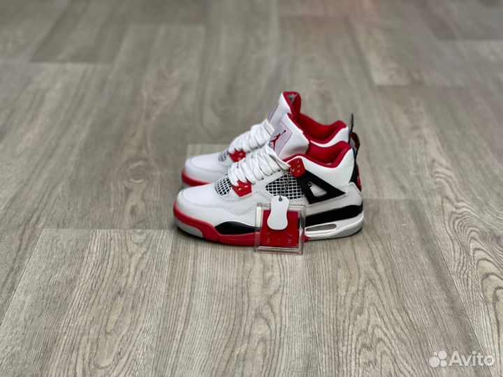 Кроссовки Air Jordan 4 Fire Red (36-45)