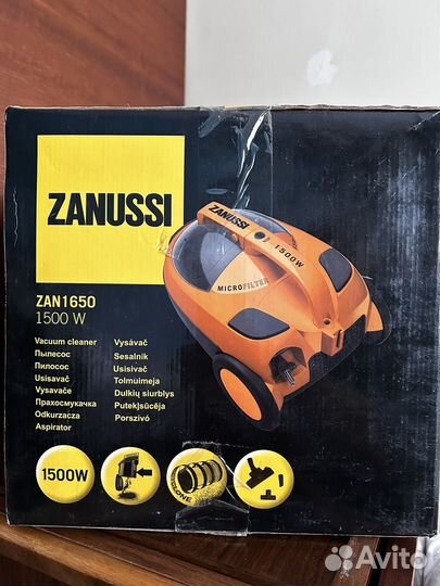 Пылесос Zanussi новый контейнерный
