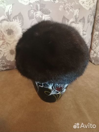 Берет норковый