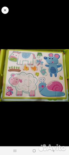 Магнитные пазлы ферма Happy farm magnets