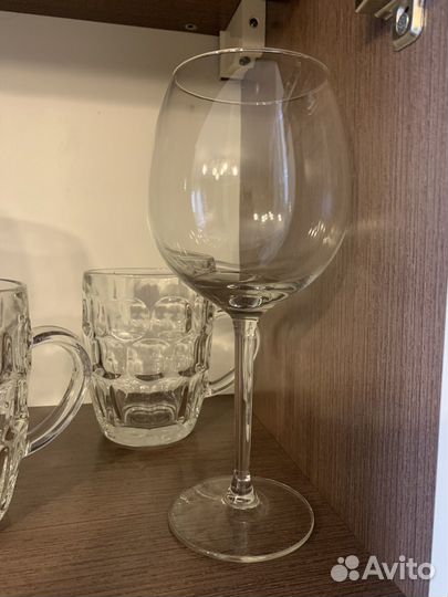 Пивная кружка Франция и бокалы 2 шт под вино