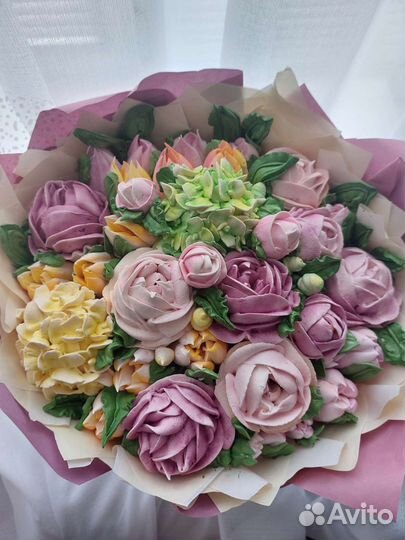 Зефирные букеты.Букет на 1 сентября