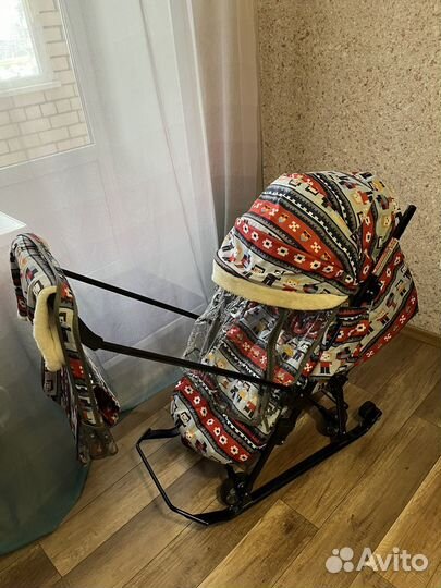 Коляска санки