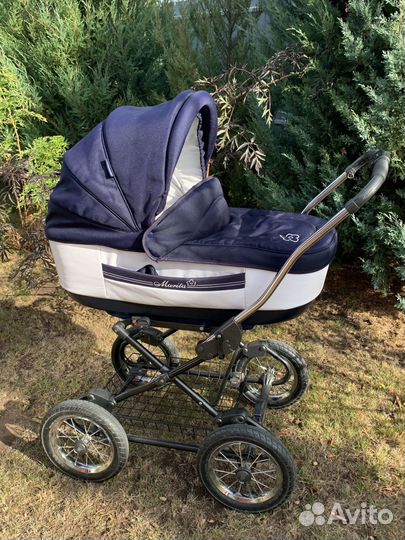 Коляска люлька для новорождённых классическая 1в1