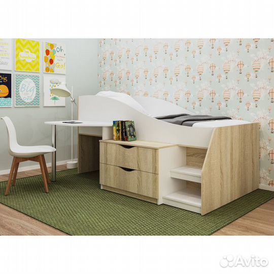 Детская кровать чердак