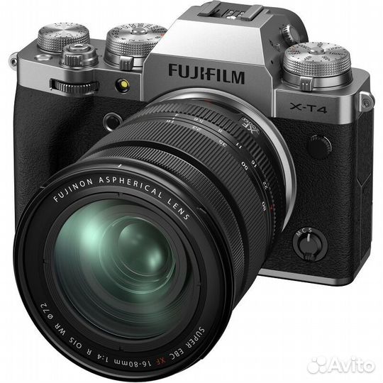 FujiFilm X-T4 Kit XF16-80mm F4 R OIS WR Silver
