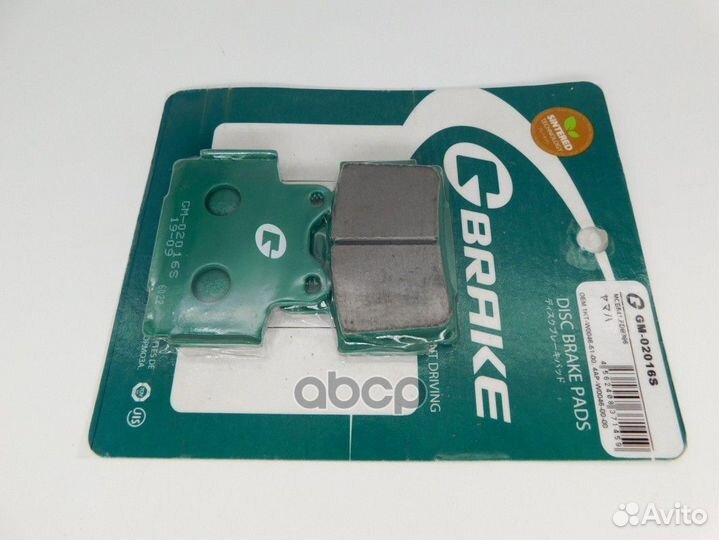 Колодки G-brake GM-02016S GM-02016S G-brake