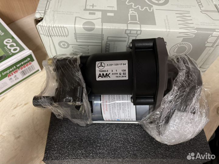 Пневмо компрессор на Мерседес 221