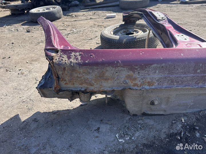 Порог со стойкой Хендай Акцент правый