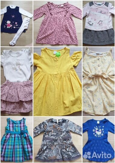 Платья для девочки 86