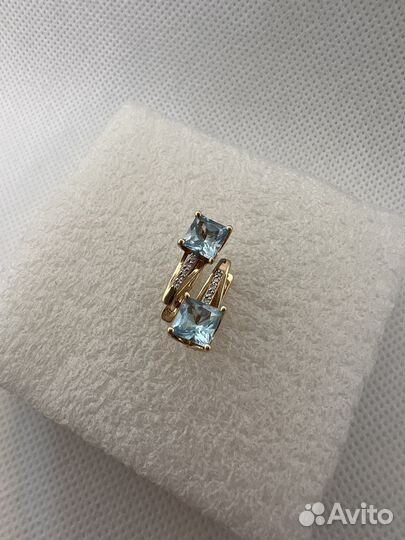 Золотые серьги 585 проба