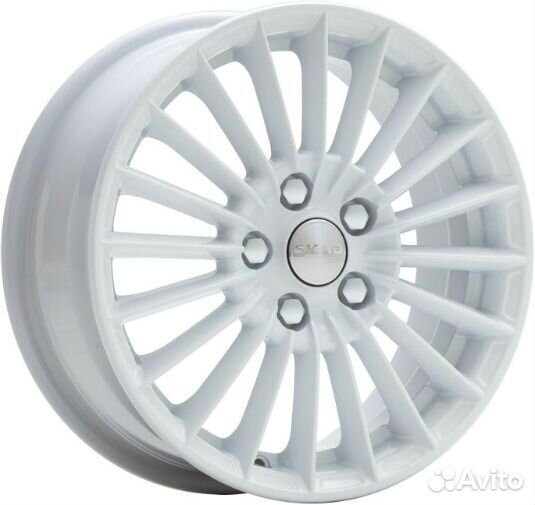 R15 5x105 6J ET39 D56,7 Скад Веритас белый