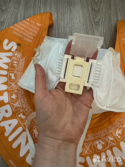 Круг для плавания swimtrainer оранжевый
