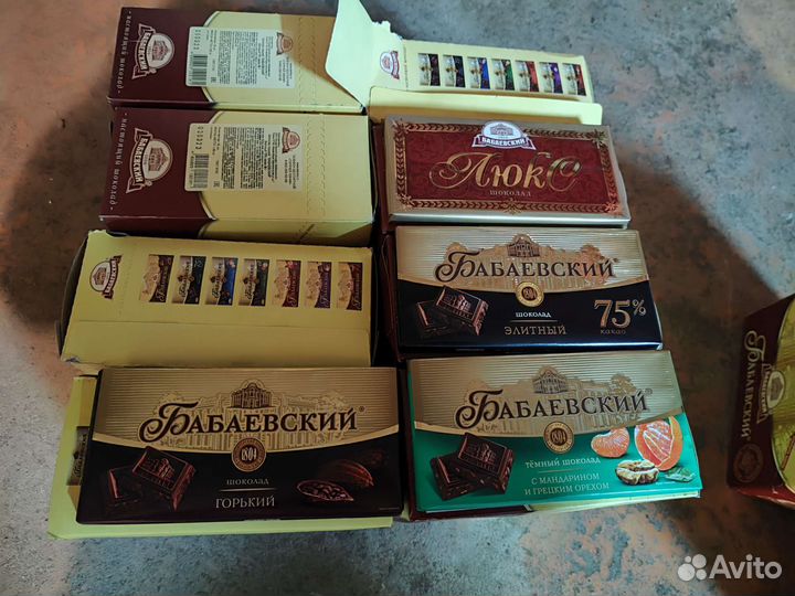 Шоколад бабаевский 90гр и не только