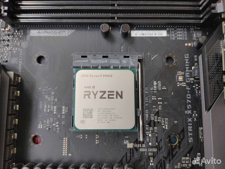 Asus rog x570 f + 5900x + gskill z royal 3600