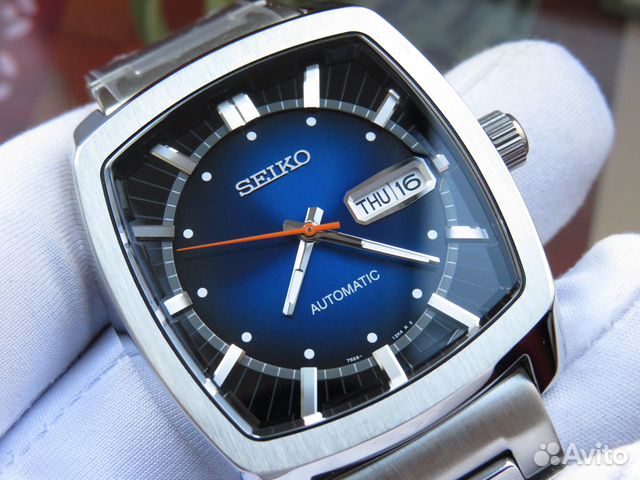 Часы Seiko (Сейко) Automatic Blue Dial купить в Москве | Личные вещи ...