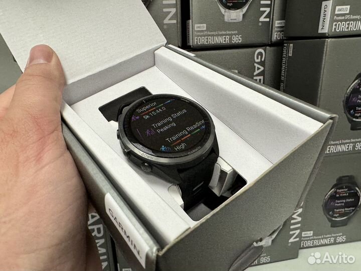 Garmin Forerunner 965 Carbon Grey DLC Titan RUS мс