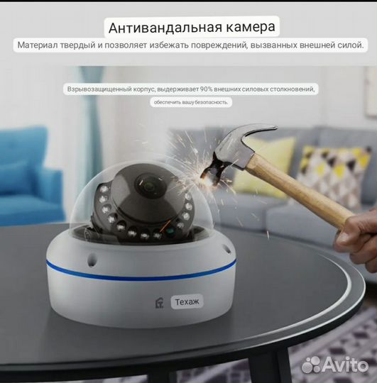 Камера видеонаблюдения купольная