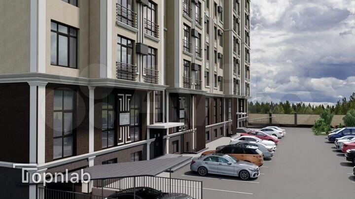 2-к. квартира, 63,7 м², 2/8 эт.