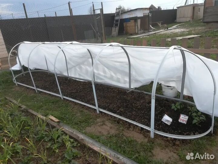 Стальной парник для растений Агрощит 5.2м