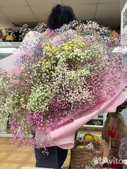 Букет из гипсофилы