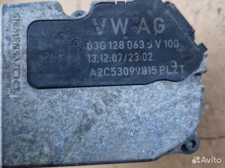 Дроссельная заслонка 03g128063j Volkswagen