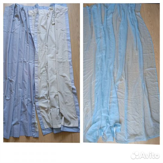 Штора тюль, подхваты для штор