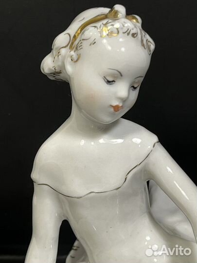 Статуэтка Юная балерина Машенька, лфз, СССР