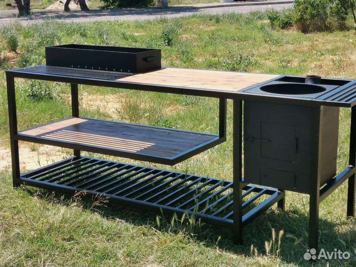 Мангал казан печь гриль