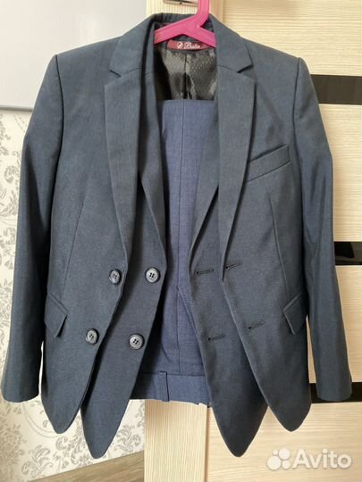 Школьный костюм для мальчика 128 синий