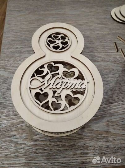 Шкатулка к 8 марта